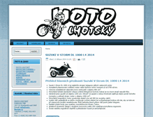 Tablet Screenshot of moto-lhotsky.cz